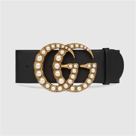 gucci leather belt women